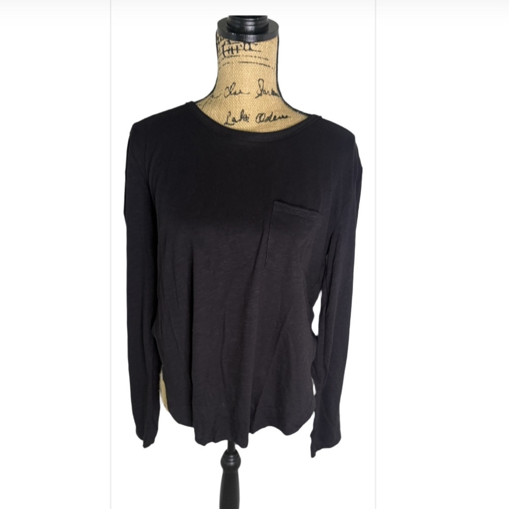 GREY LAB Black Long Sleeve Tee